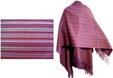 Multicolor Alpaca Ruana