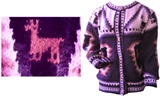 Alpaca Cardigan with Andean Motifs