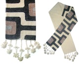 Flower Scarf - Beige