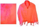 100% Alpaca Shawl - Red