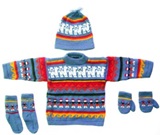 Conjunto de 4 piezas (1 - 2 aos) - Celeste