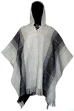 Gray Alpaca Poncho