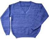 Blue sweater - V neck