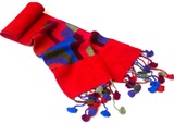 Red scarf  spring time
