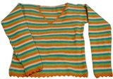 Striped Sweater -  spring time