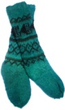 Medias verdes - decoracin andina