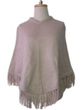 Smooth Poncho - natural beige