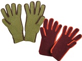Pair of gloves - hand knitted