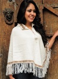 White poncho - geometrical details