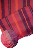 Living room blanket - burgundy shades
