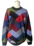 Sweater Cuadros Multicolores - Hombre