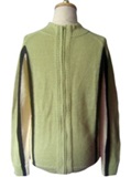 Limon green Sweater with zipper