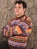 Hand knitted Sweater "ABC"