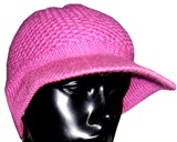 Boina tipo gorra - Rosa