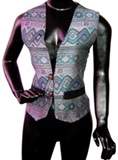 Vest made in loom - For woman