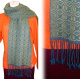 Loom Scarf - Green