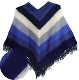 Poncho Blue Sky