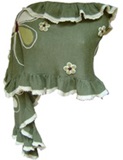 Mantilla Flor de Papa - Green