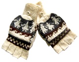 Gloves - Mittens White