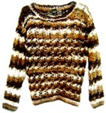 Open Work Shaded Cardigan