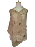 Openwork Shawl - Beige