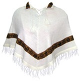 Short Poncho - Andean details