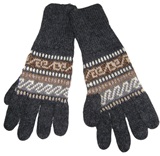 Gloves 100% alpaca - Gray