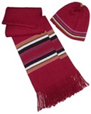 Conjunto Bufanda con Gorrito - Rojo