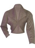 Short Brown Alpaca Cardigan