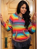 Sweater "Fringes" Rainbow