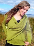 Sweater Shawl - Green