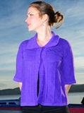Saco Tres Cuartos Violeta