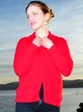 Red Swater with Bottons
