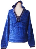 Sweater with Hood - Blue