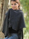 Charcoal Ruana - Small