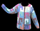 100% Alpaca Sweater - Blue shades