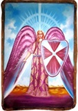 ZADQUIEL ARCHANGEL WITH SHIELD
