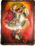 Michel marchant sur le Diable