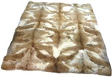White and Brown Alpaca Carpet