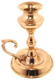 Candlabre modle plat - plaqu or 24 carats