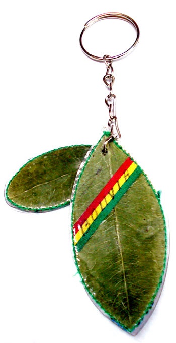 Llavero  Hoja de Coca 