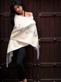 White Deluxe Shawl