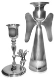 Jeu de Candlabres d' Autel  - modle ''anges''