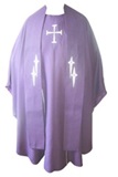 Chasuble violette + tole