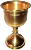 Calice plaqu or 24 carats