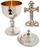 Ziborium, innen vergoldet (24kt)