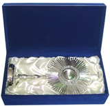 Pewter Monstrance + Case Set