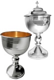 Chalice and Ciborium (Gold plated 24 Kt cup)