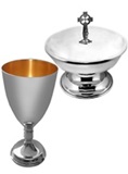 Chalice and Ciborium with celtic cross