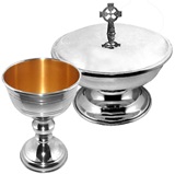 Chalice and short Ciborium